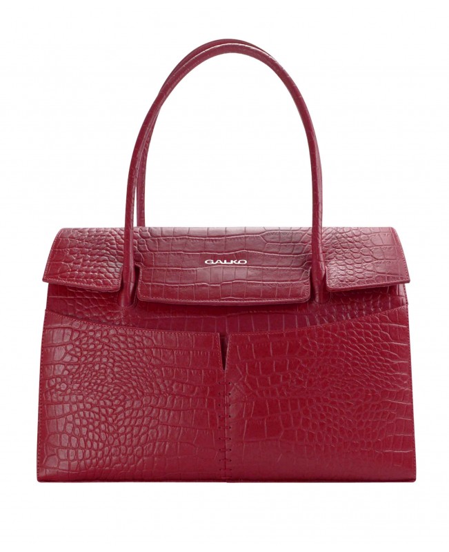 ŽENSKA TORBA CRVENA KROKO