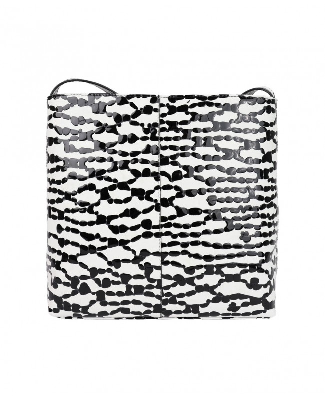 ŽENSKA  TORBA  CRNO-BIJELA 