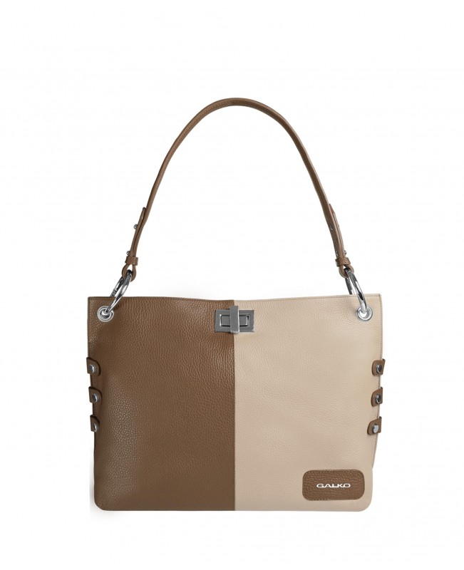 ŽENSKA TORBA SMEĐE - BEŽ