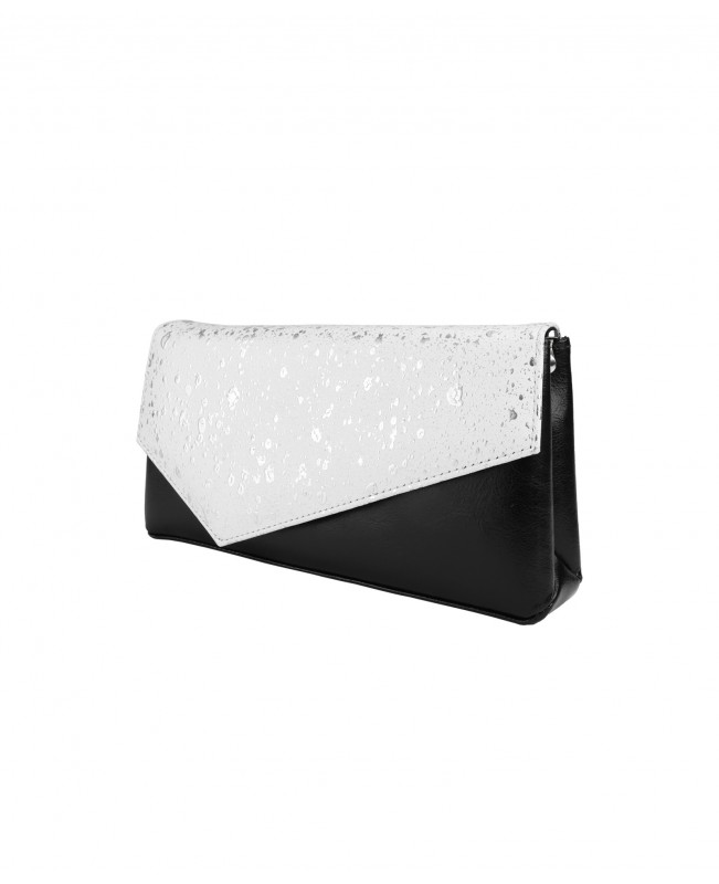 VEČERNJA TORBA CRNO BIJELA VEČERNJA TORBA CRNO BIJELA