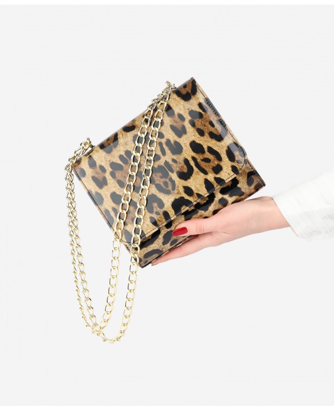 VEČERNJA TORBA LEOPARD SMEĐA