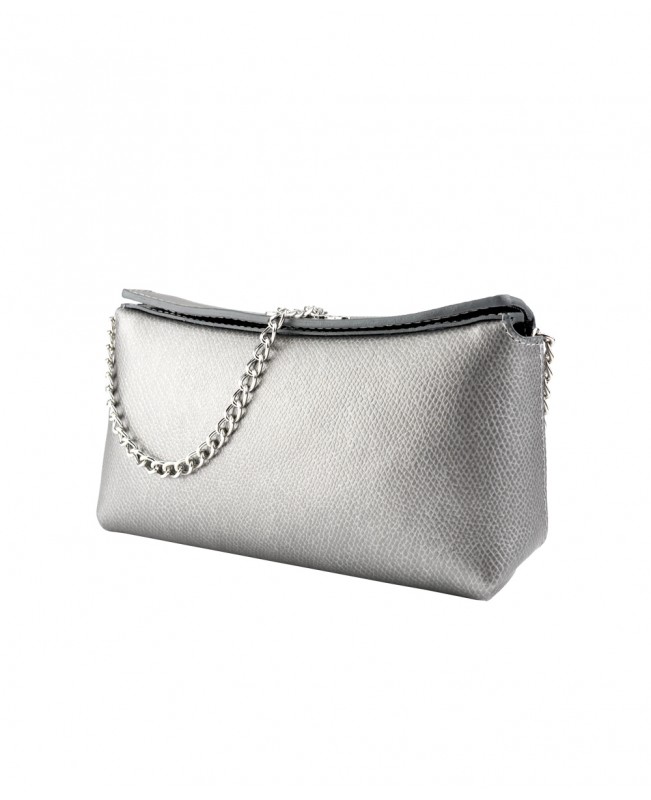 VEČERNJA TORBICA SREBRNO SIVA