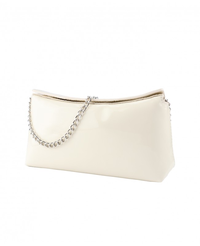 VEČERNJA TORBICA BEŽ LAK