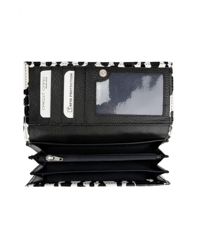 ŽENSKI NOVČANIK CRNO BIJELI